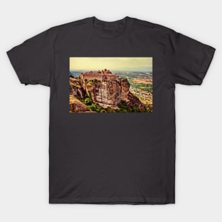 Greece. Meteora. The Holy Monastery of St. Stephen. T-Shirt
